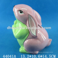 Creative cock ceramic money bank with easter design